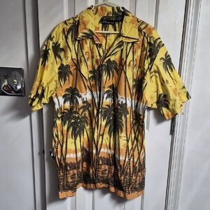 No Boundaries Tropical Yellow Shirt